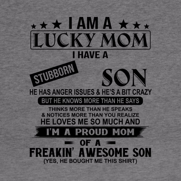 I Am A Lucky Mom I Have A Stubborn Son by Jenna Lyannion